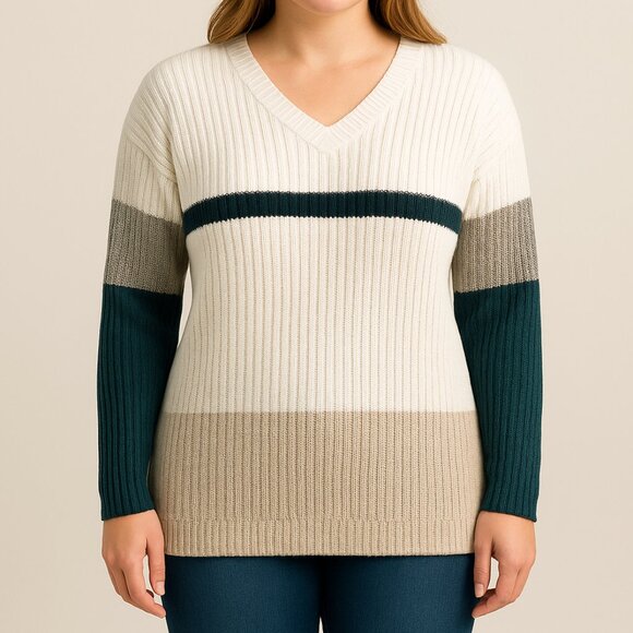 Evelyn Taylor Woman Oversized Knit Sweater - Picture 1 of 10